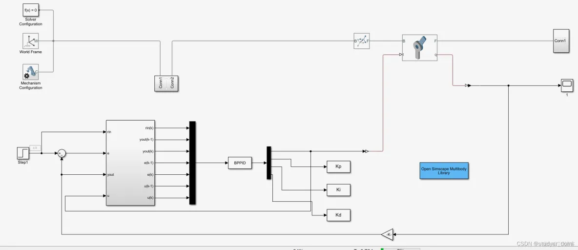 matlab simulink基于BPPID控制的机械臂位置仿真_BPPID控制_03